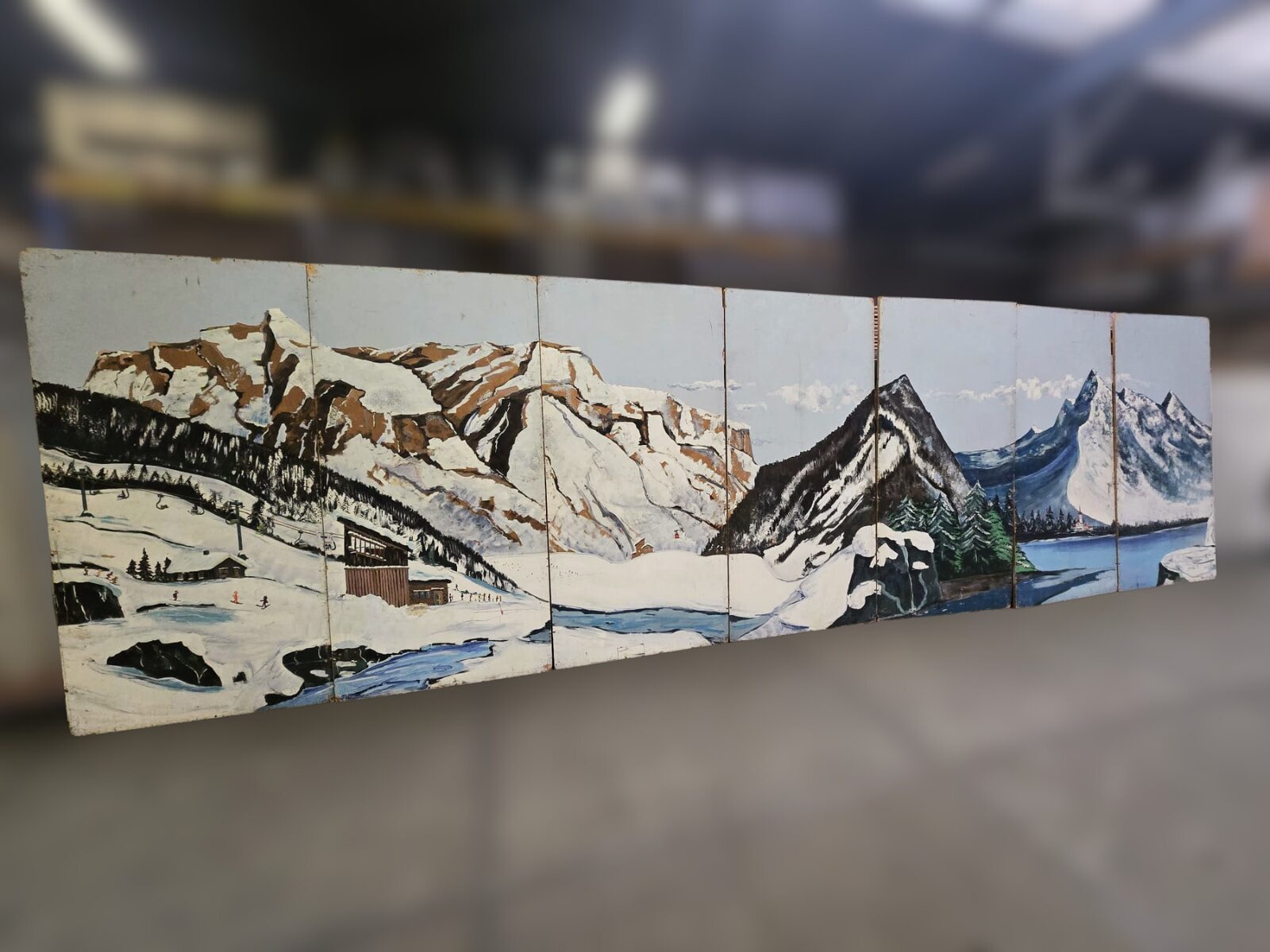 Decoratiewand Apres-ski