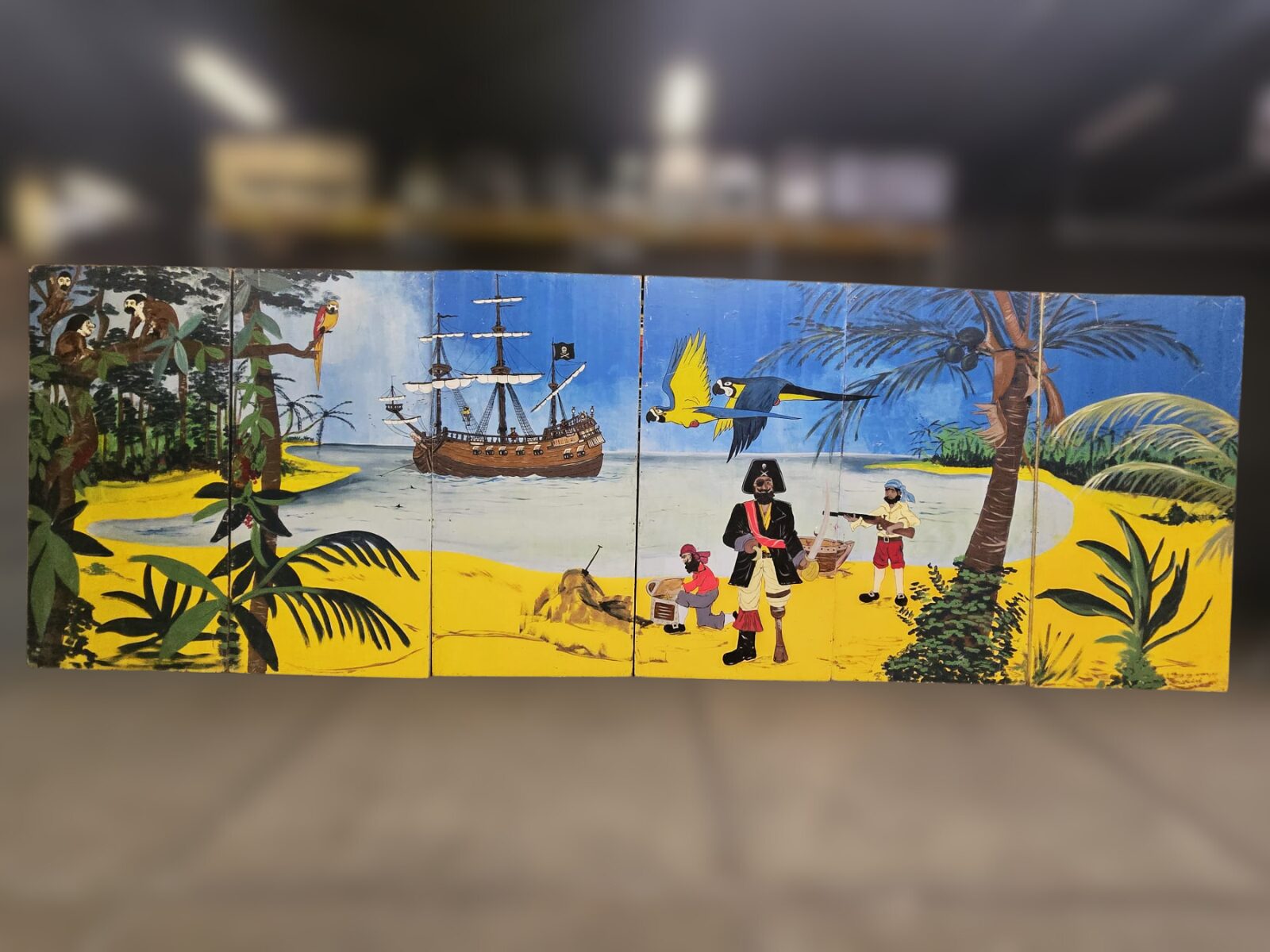 Decoratiewand Piraat