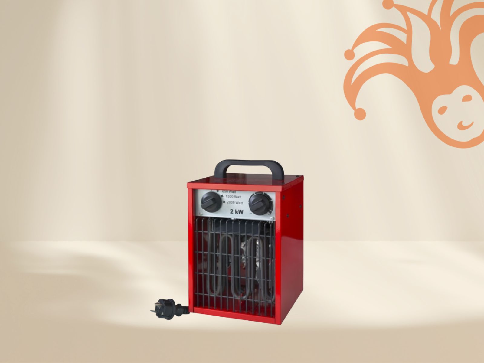 Heater Rood 2kW