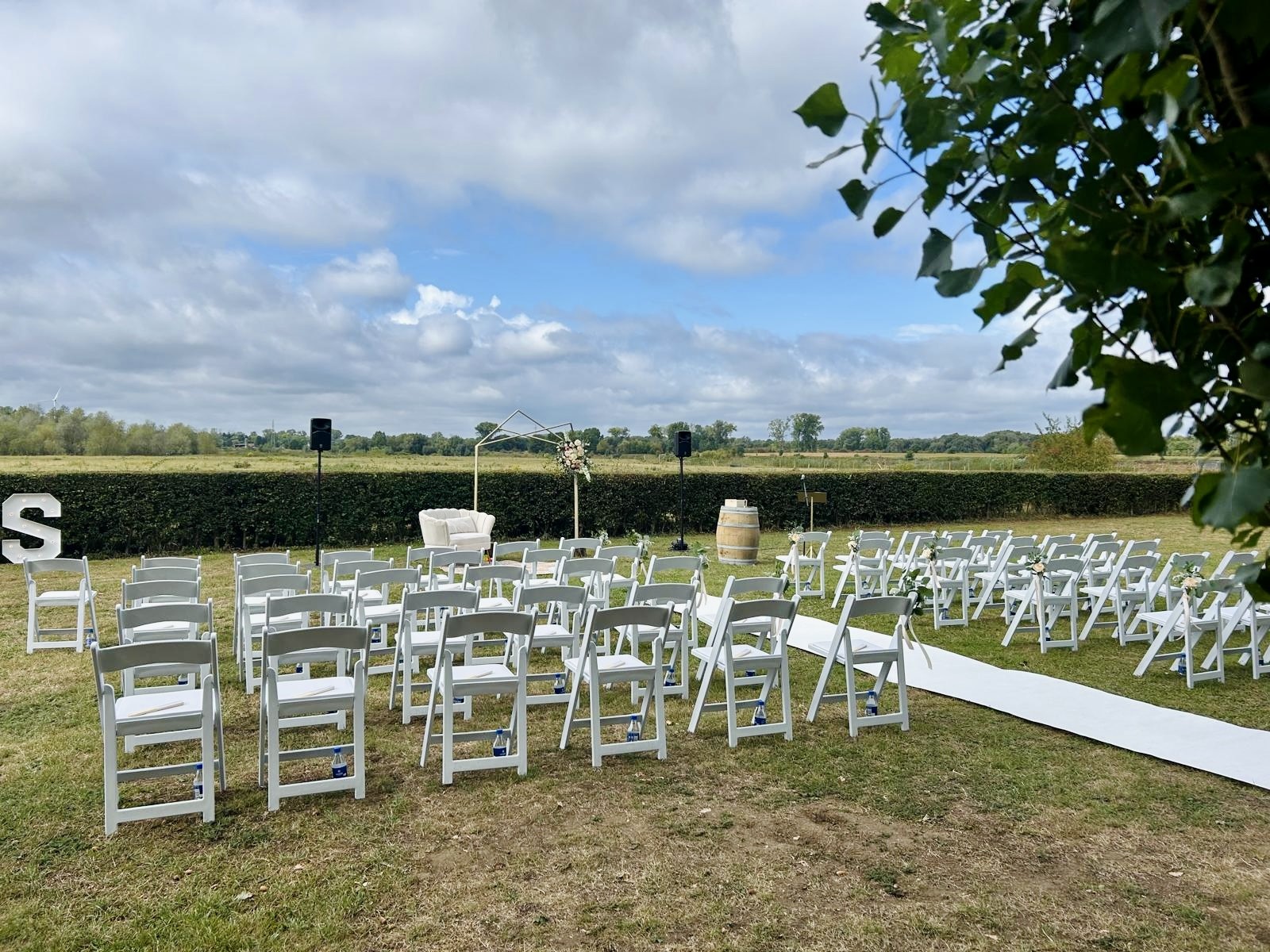 Witte Klapstoel Bruiloft - Afbeelding 3